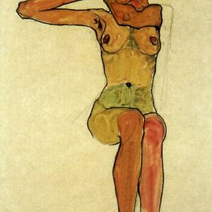 schiele egon nu assis