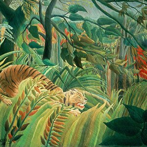 Tiger in a Tropical Storm, Rousseau, 1891
