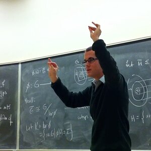 A few pictures from one of my lecture sessions for a class on basic set theory.