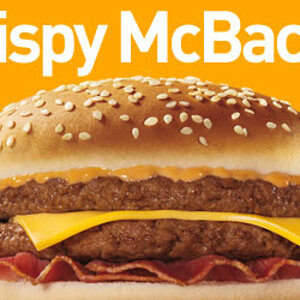 Life is a hamburger, sometimes you get a hamburger, sometimes you get extra meat, cheese and bacon and then it's a (crispy) McBacon. I'm the cheese, e