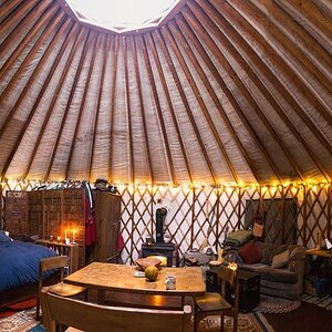 yurt interior