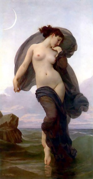 "Evening Mood" -Bouguereau, 1882