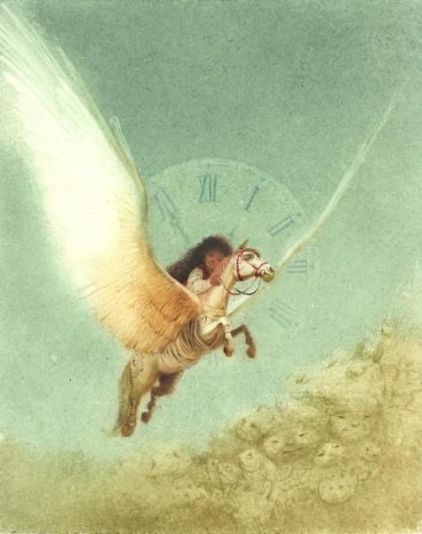 Faded clock