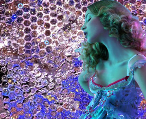 glitter and foil