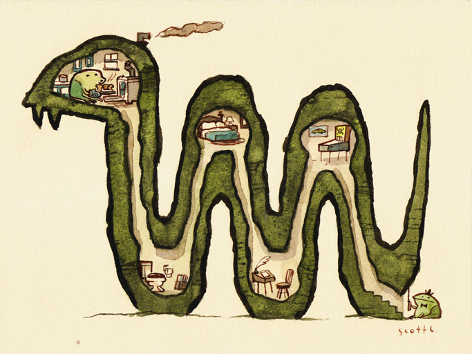 scott campbell snake house