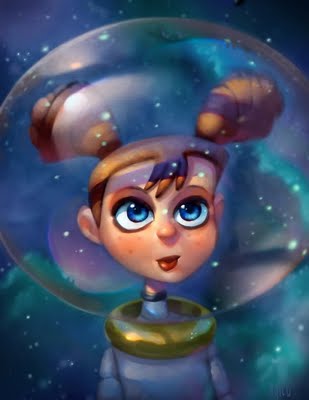 Space Girl Andy Andromeda p