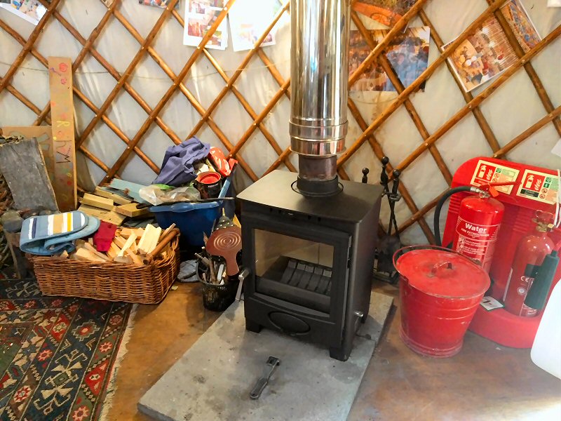 wood stove